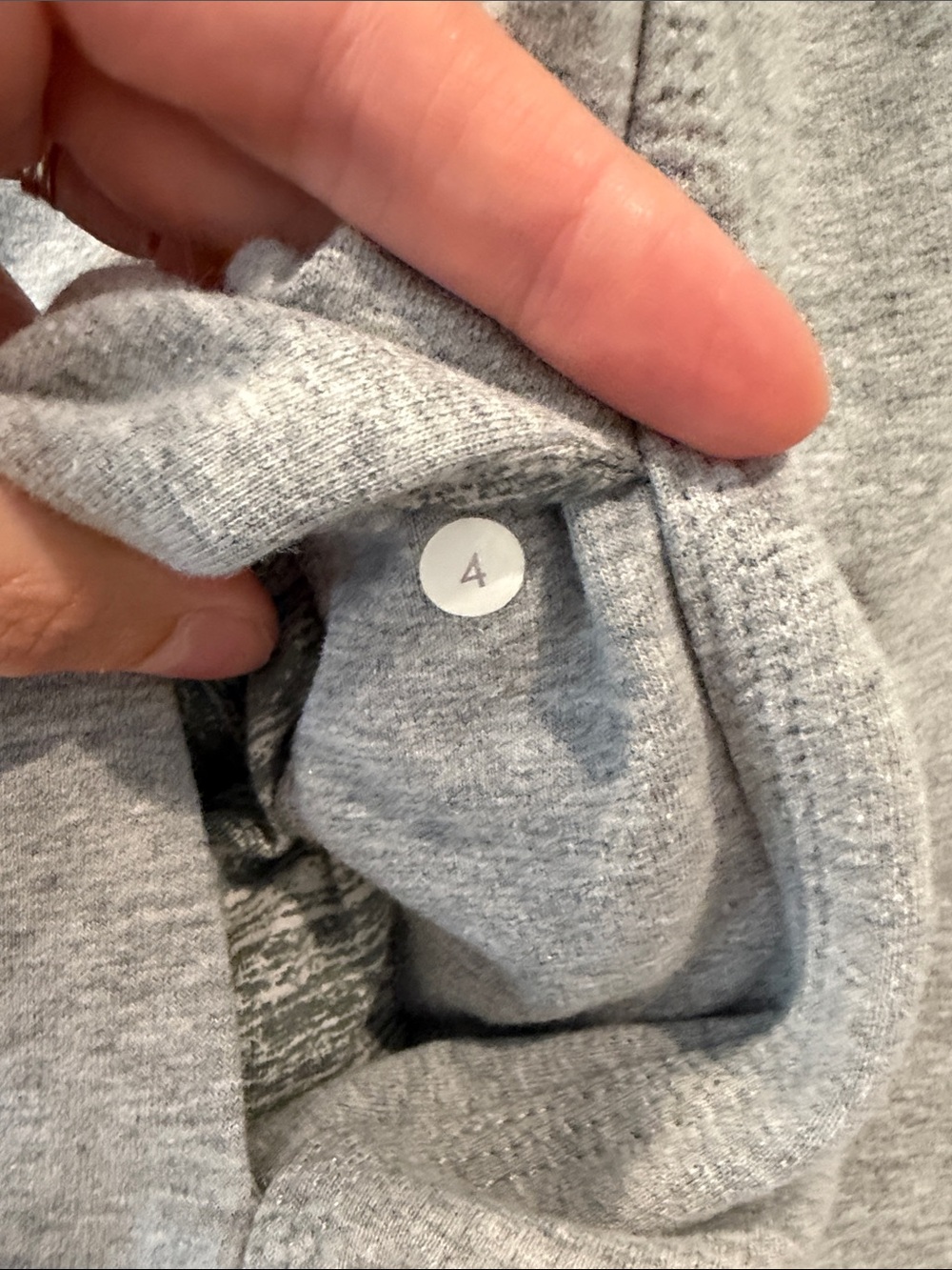 lululemon athletica vintage Gray Open-Front Draped Jacket - Picture 12 of 13